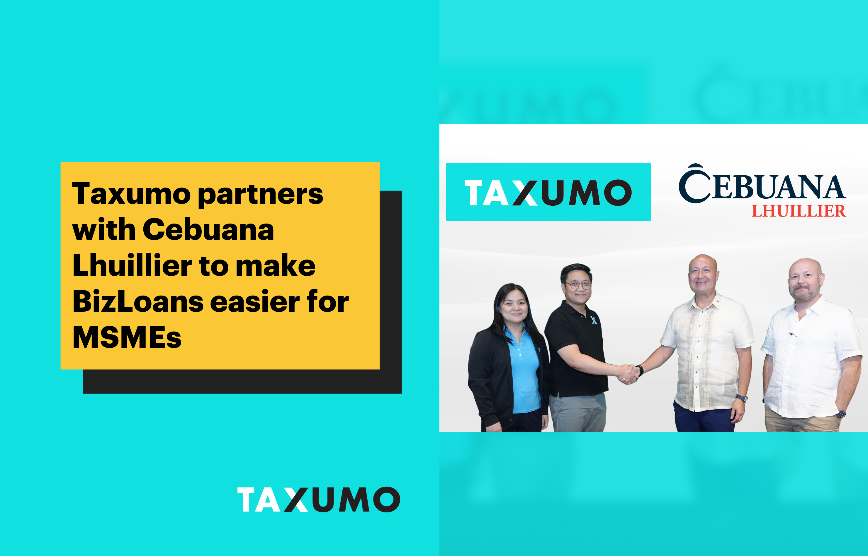 Taxumo and Cebuana Lhuillier make BizLoans easier for MSMEs 