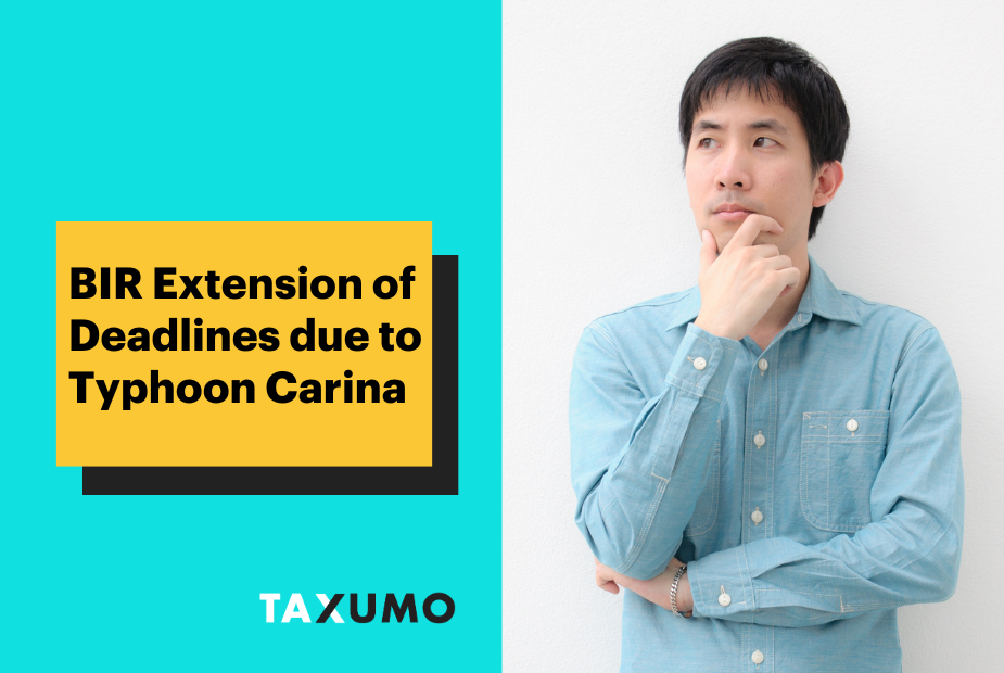 BIR Extension of Deadlines due to Typhoon Carina