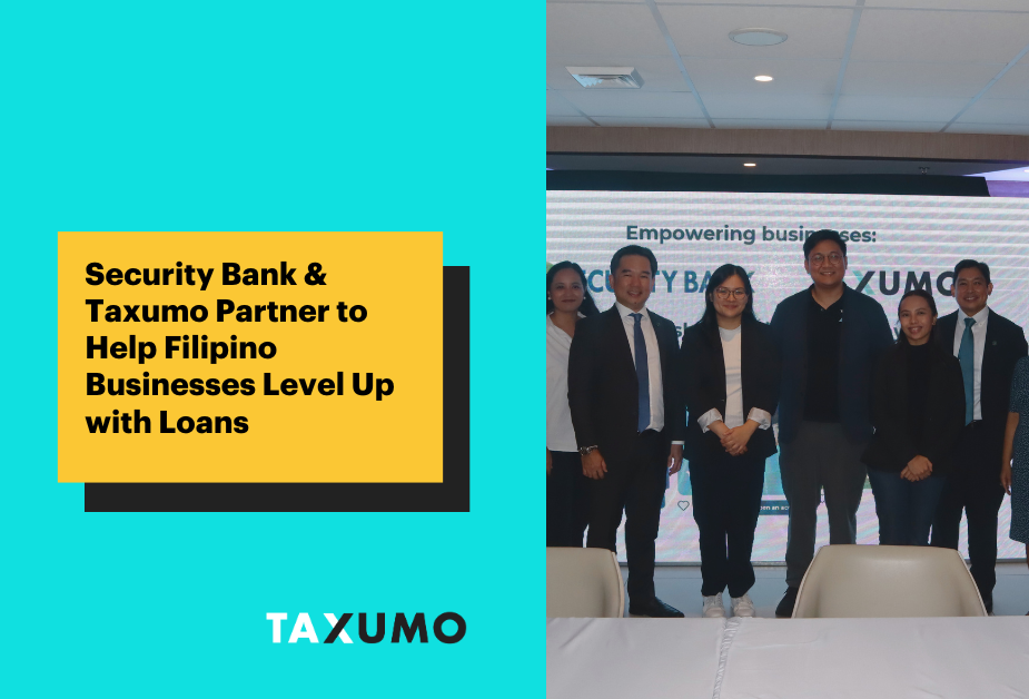 Security Bank & Taxumo Partner to Help Filipino Businesses Level Up with Loans