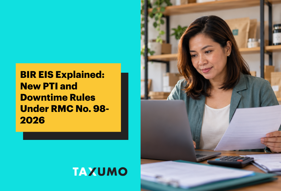 BIR EIS Explained: New PTI and Downtime Rules Under RMC No. 98-2026